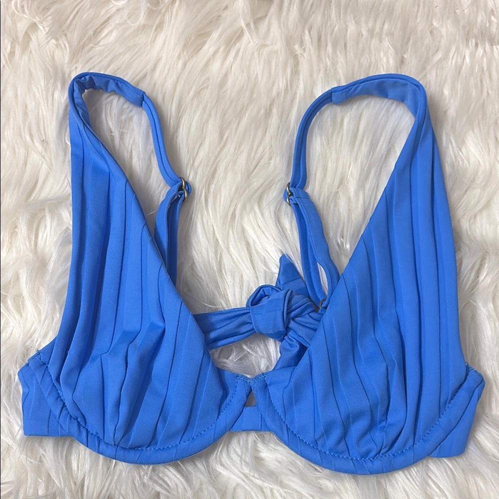 Vitamin A Blue Bikini Top